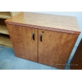 Maple 2 Door Storage Cabinet, Locking